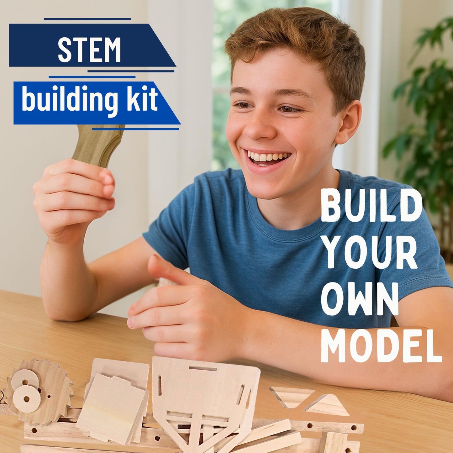PATHFINDERS Leonardo da Vinci Trebuchet STEM Kit – Build Your Own Medieval Siege Engine – Educational Wooden Model for Teens & Adults, DIY Engineering Project, Science Experiment Gift