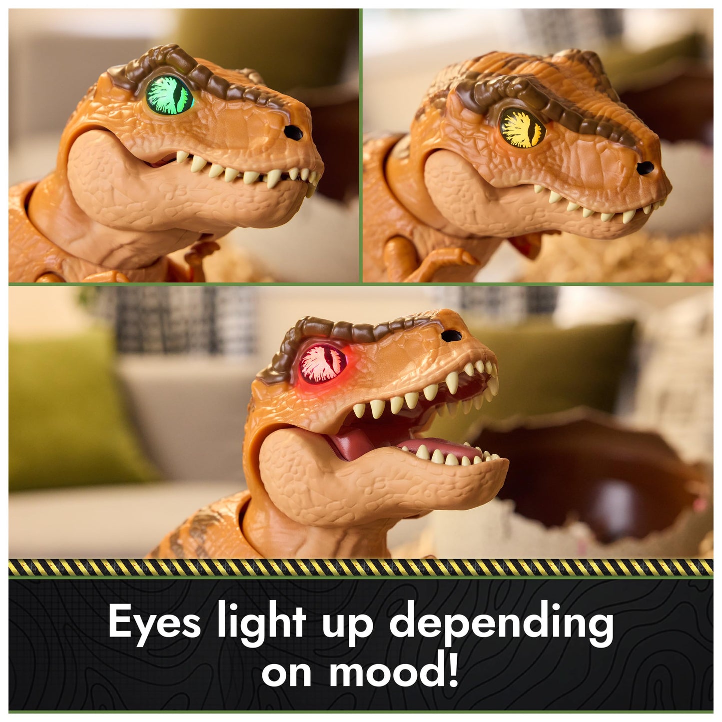 Primal Hatch Jurassic World Interactive Toy Dinosaur & Egg, Hatch & Train Your own Baby Dino with 100+ Sounds & Reactions, Kids Toys for Boys & Girls Aged 5 & Up