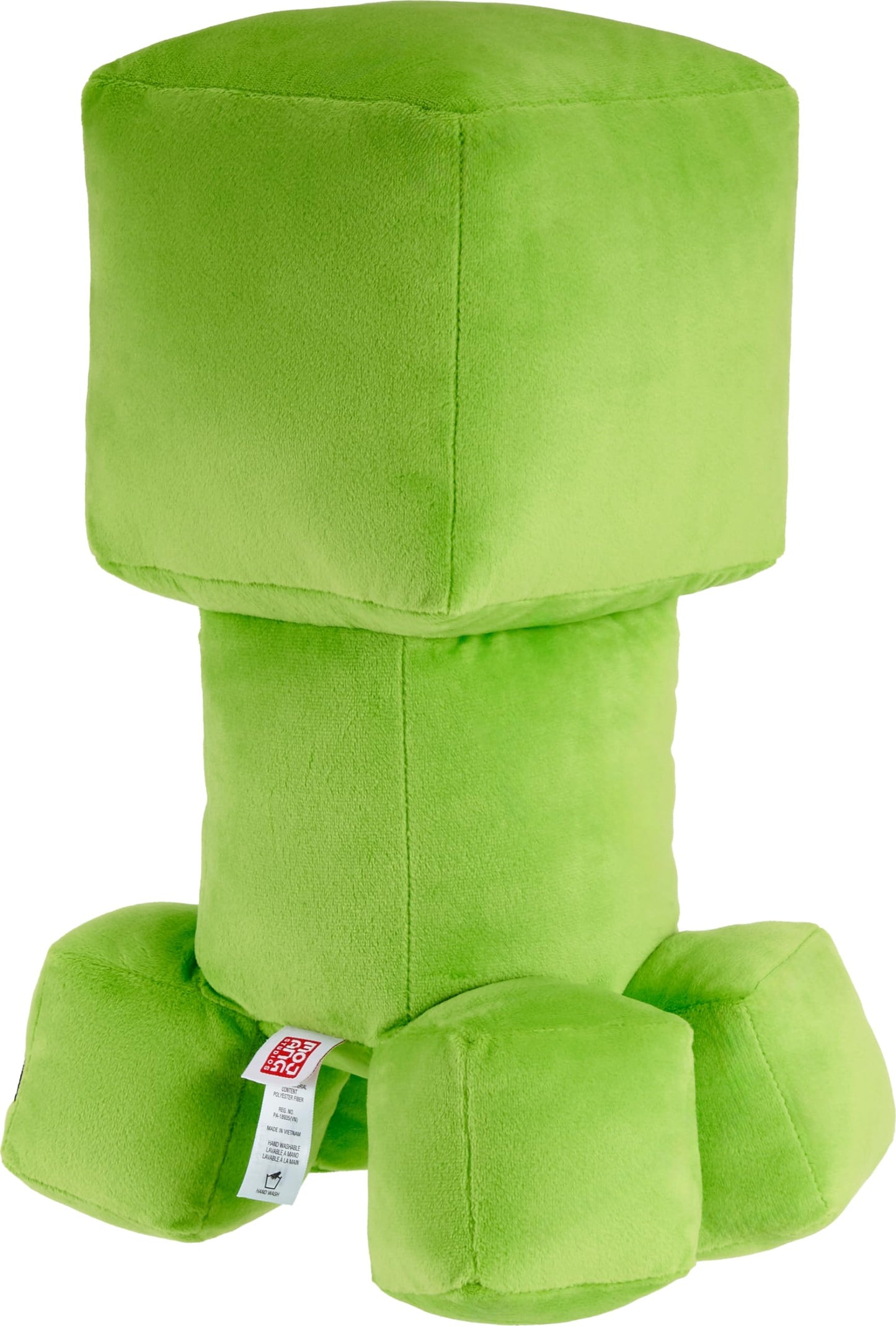 Mattel Minecraft Creeper Jumbo Plush Figure, Large 16-inch Soft Doll with Pixelated Design Inspired by The Video Game