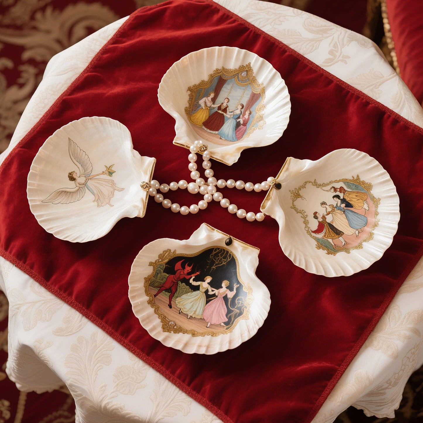 OTNBGSR 10PCS Scallop Shells, 4''-5'' White Seashells,for DIY Crafts, Painting, Ocean Themed Parties and Home Decorations.