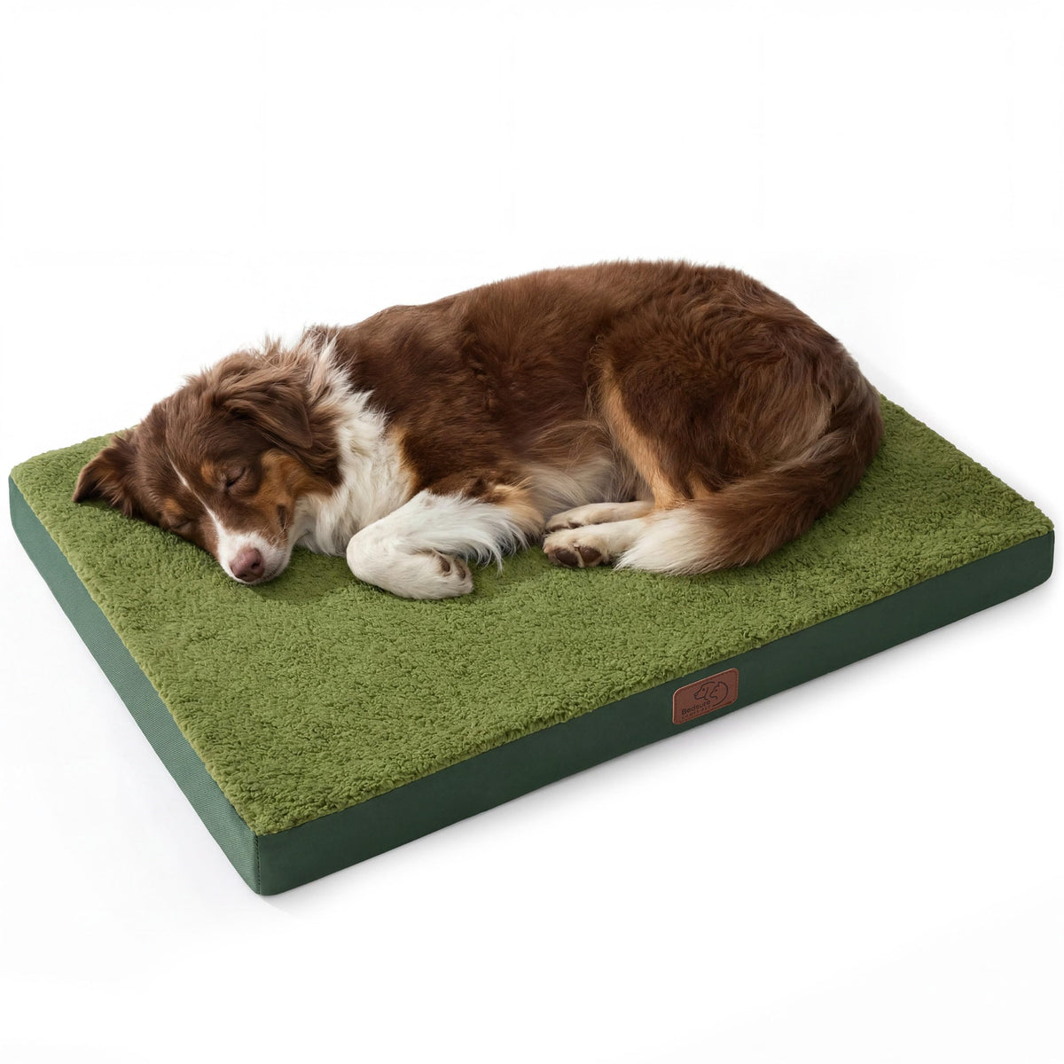 Bedsure Small Dog Bed, Cat Puppy Bed with Comfy Sherpa, 24"x16" Dark Grey