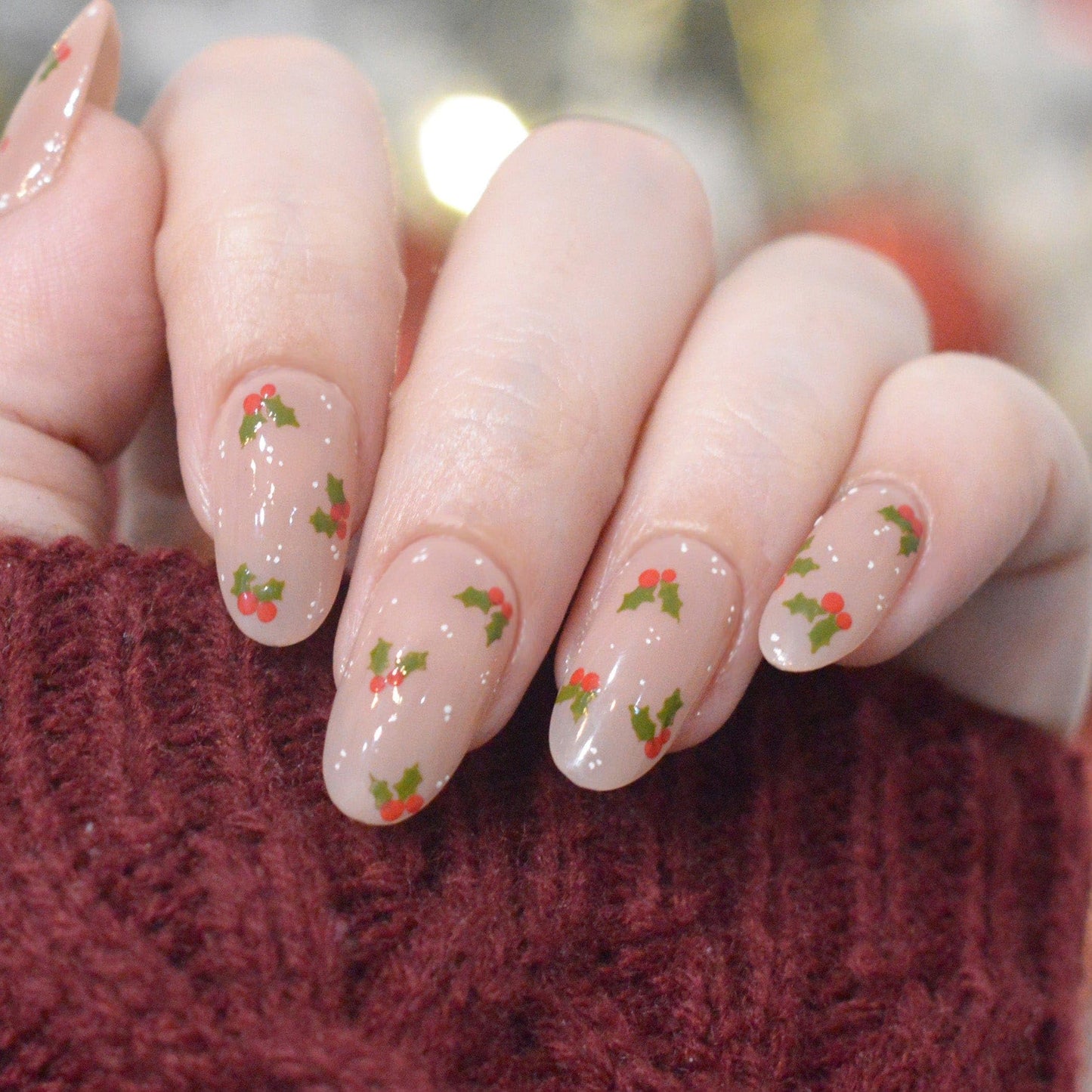 Maniology Holiday Cheer Nail Stamping Plate Set | 3-Piece Christmas-Themed Manicures, Winter-Inspired Nail Designs – Reusable, Rectangular Stainless Steel Nail Art Templates for DIY Manicures