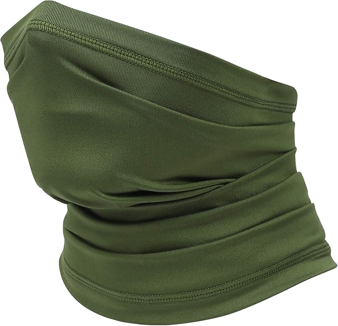 UV Protection Cooling Neck Gaiter Face Mask Scarf for Men - Windproof Neck Cover Bandana Neck Warmer Mask