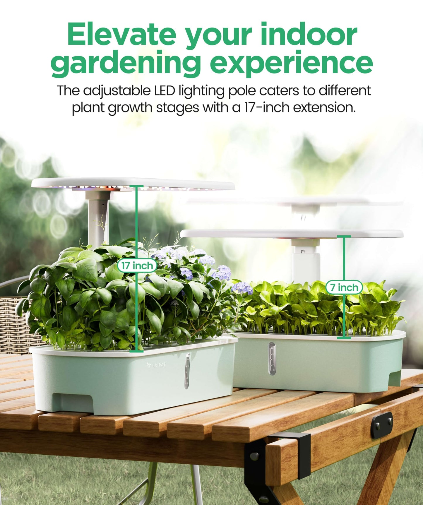LPH-Air Hydroponics Growing System with 172 PCS Seed Plant Kits