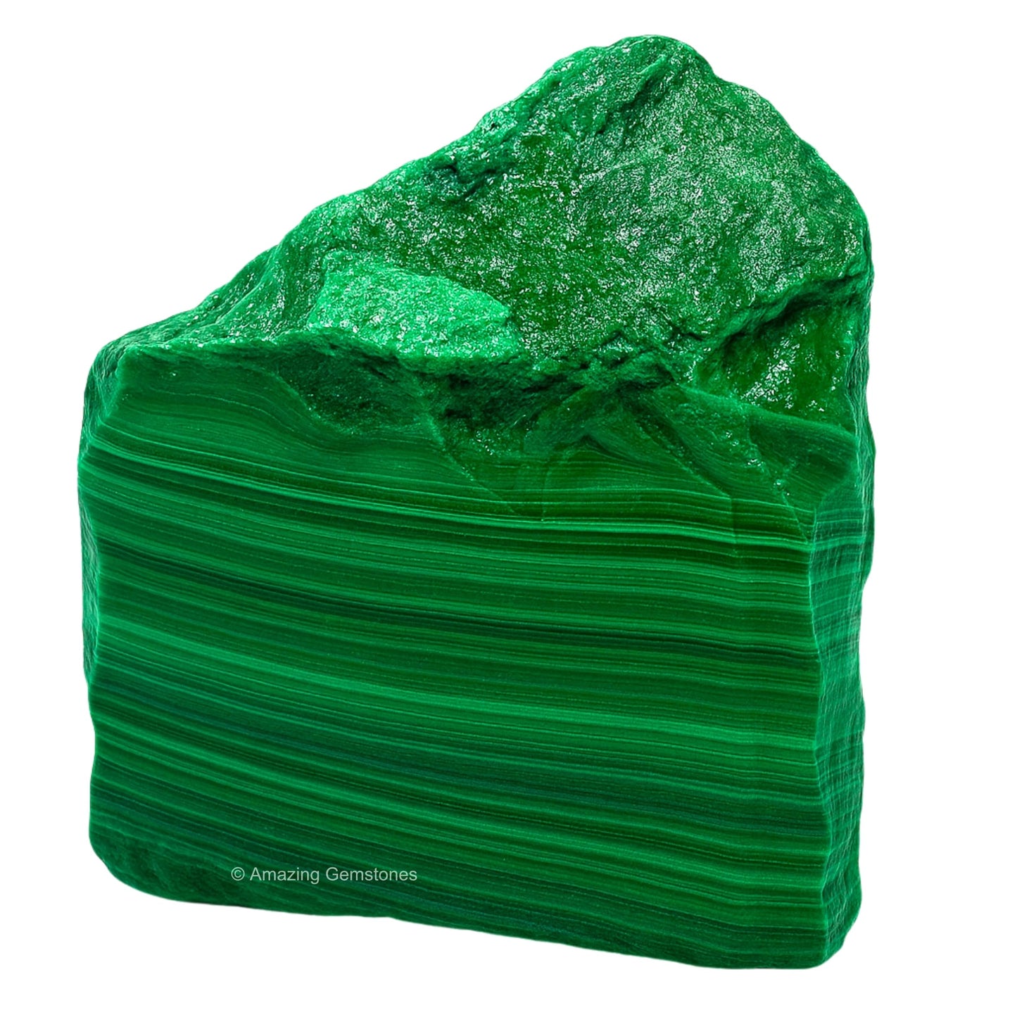 Amazing Gemstone 2 Pieces Malachite Raw Crystals and Healing Stones, Natural Rocks for Tumbling and DIY Raw Stones and Crystals