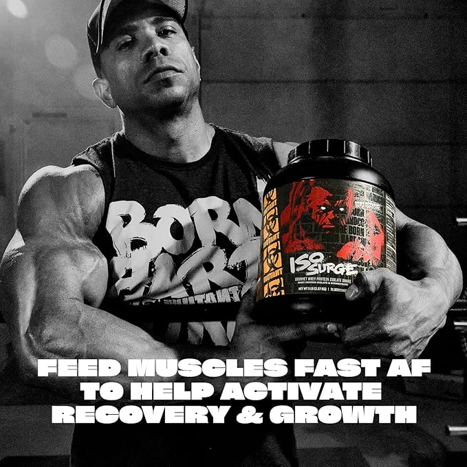 Mutant ISO Surge Whey Protein Isolate Powder Acts Fast to Help Recover, Build Muscle, Bulk and Strength, 1.6 lb (Triple Chocolate)