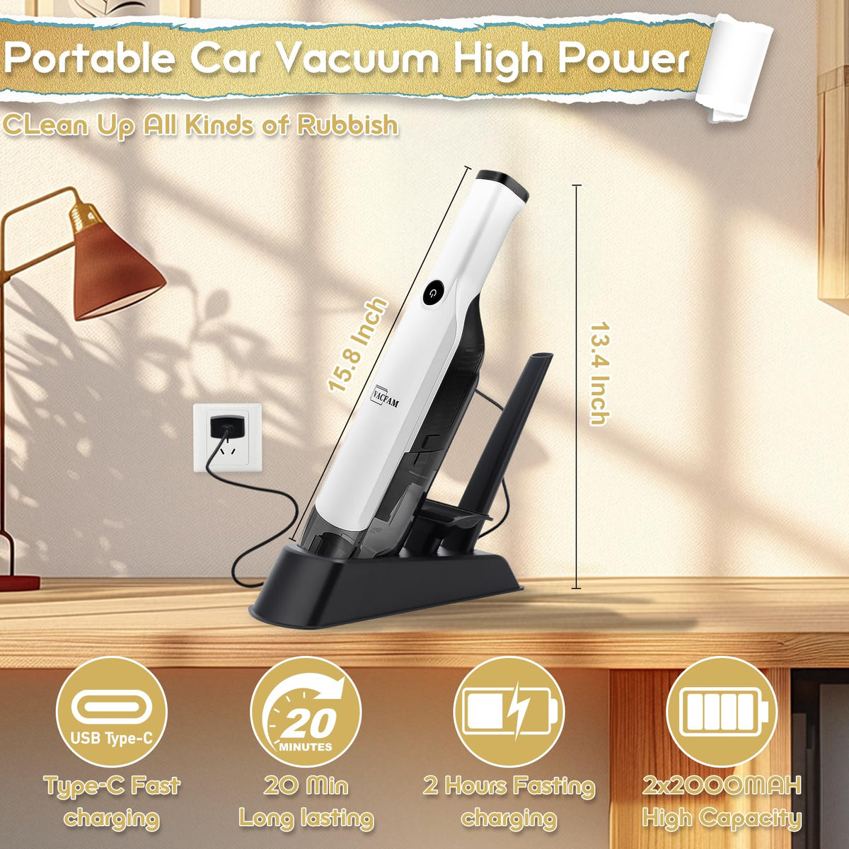 Handheld Vacuum Cordless