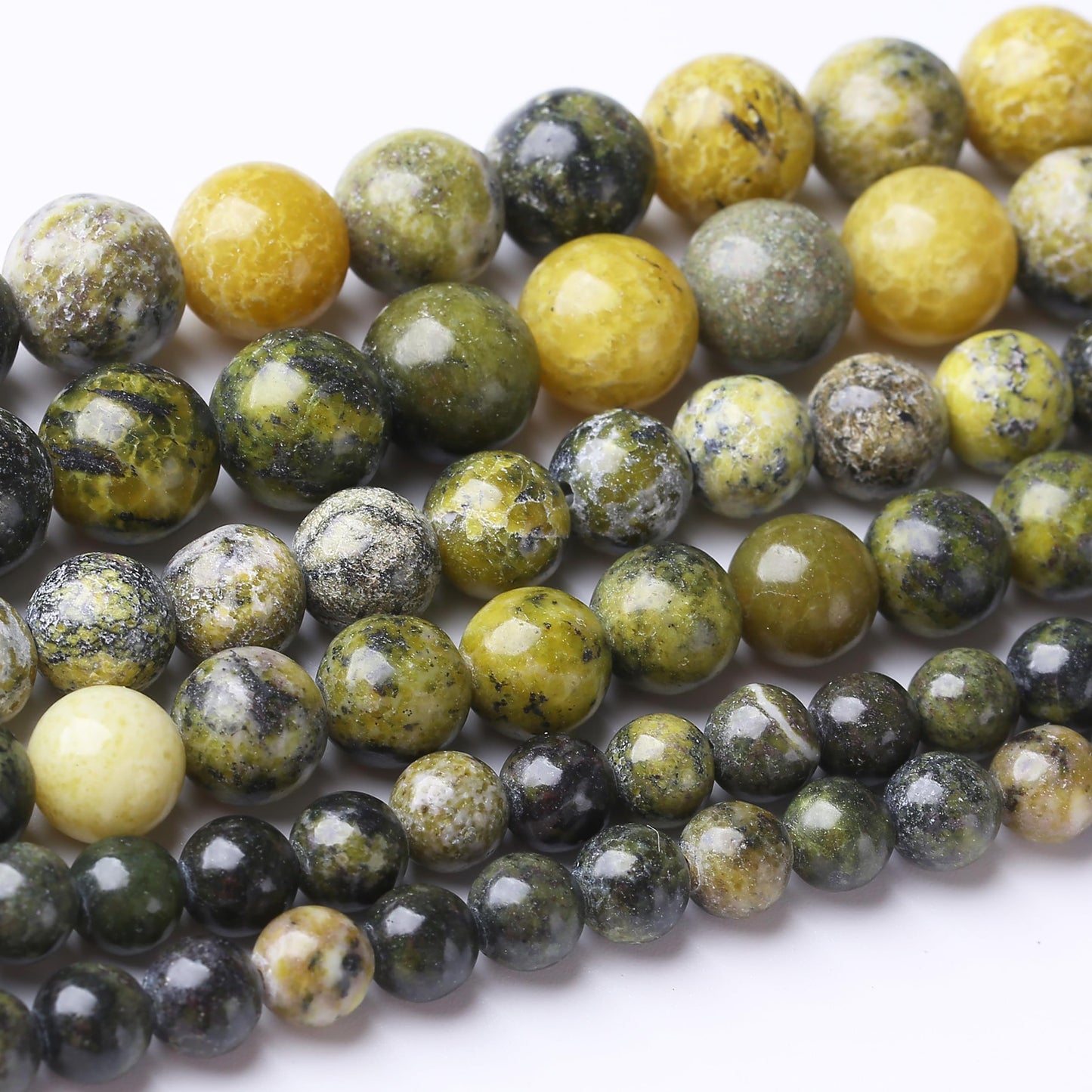 60PCS 6MM Australian Jade Stone Beads Energy Healing Beads for DIY Jewelry Bracelet Necklace Making for Jewelry Making 15Inch