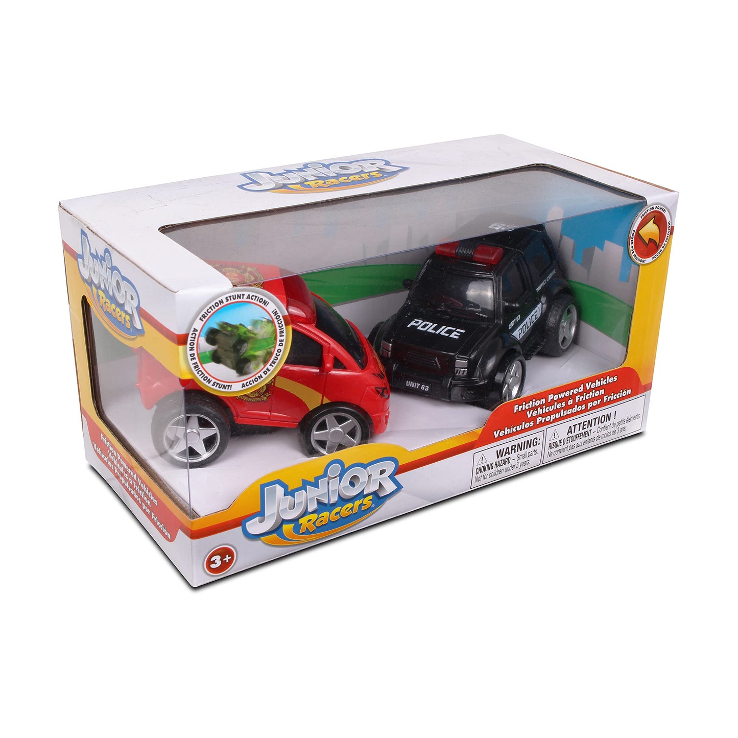 NKOK Junior Racers 2PK Friction Powered Fire Rescue & Police