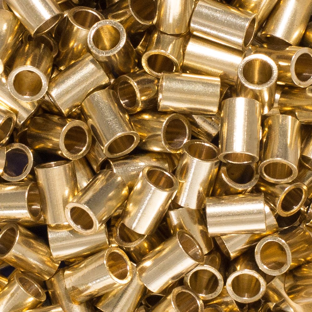 Premium Brass Crafting Tubes - for Macramé and Other DIY Projects (3/4-Inch, 25 Pack)