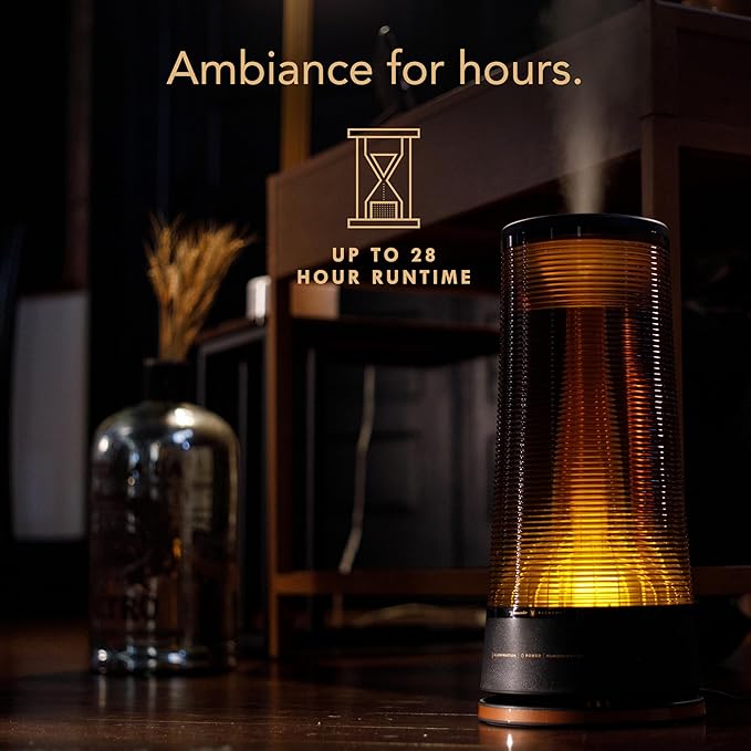 Vornado LUCERNA 3 Alchemy Ultrasonic Humidifier with Ambient Light, 1.5 gallon capacity, 28 Hour Runtime, Modern Luxury Design, Auto Shut-Off