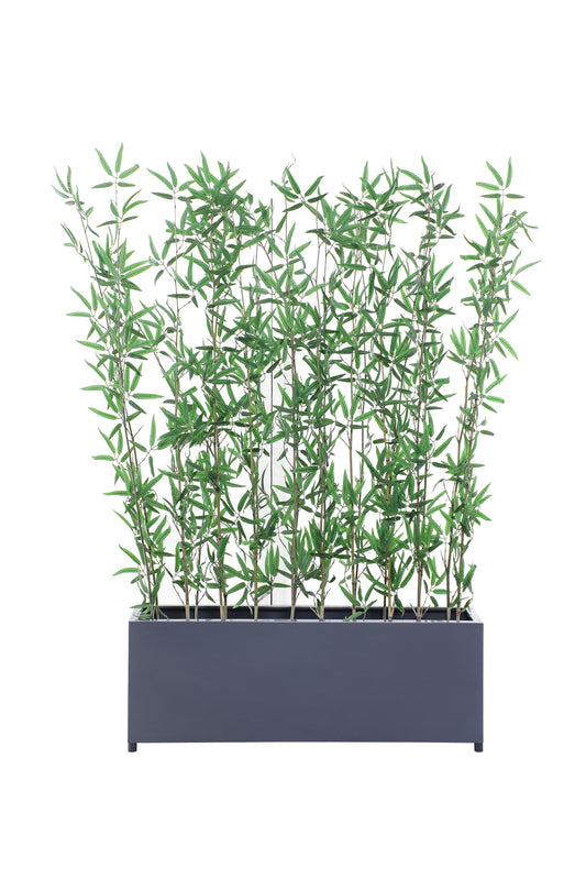 AGPL Multiprupose Stainless Steel Flower Pot Rectangular Solid Base Planter (Gray)