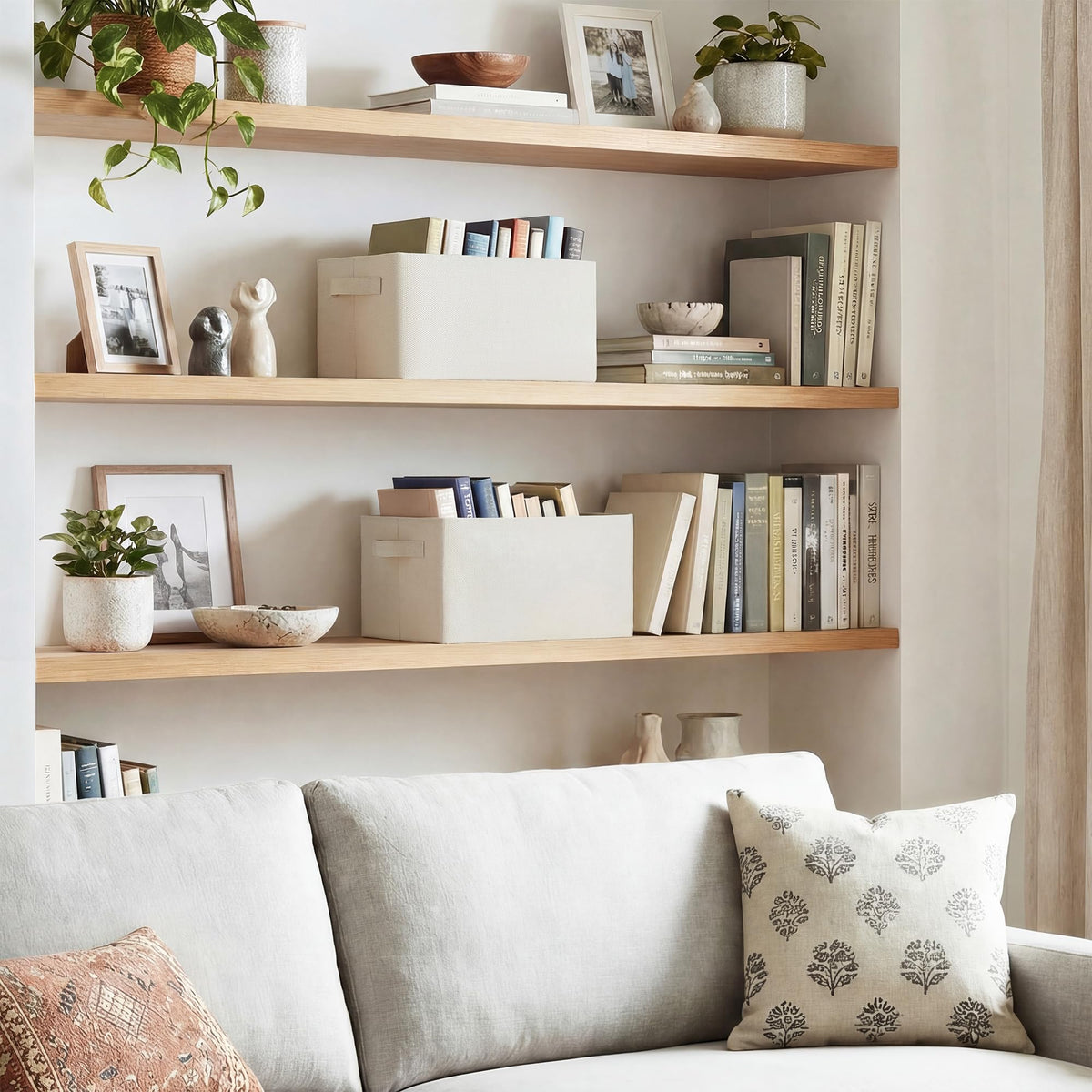 Storage Bins for Closet (2 Count)
