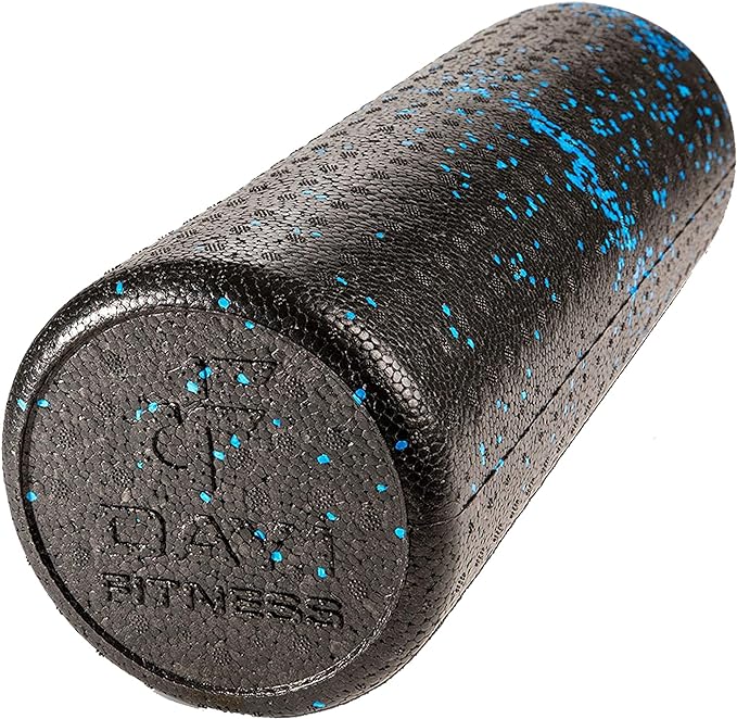 High-Density Round Foam Rollers - 4 Size and 8 Color Options - Massage Rollers for Stretching, Deep Tissue and Myofascial Release