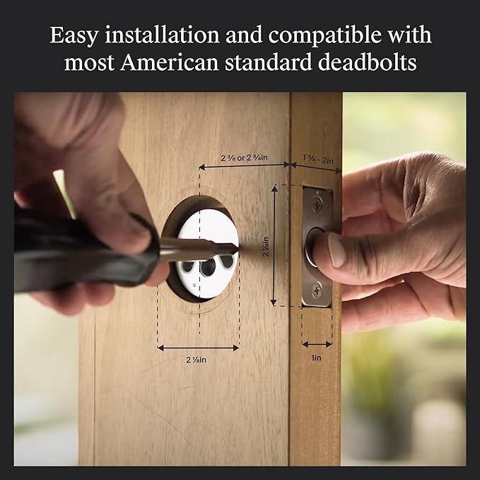 Level Lock (Matter) Smart Lock - World's Smallest, Most Beautifully Designed Matter-Over-Thread Deadbolt - Level App for iOS & Android | Works with Apple Home (Satin Nickel)