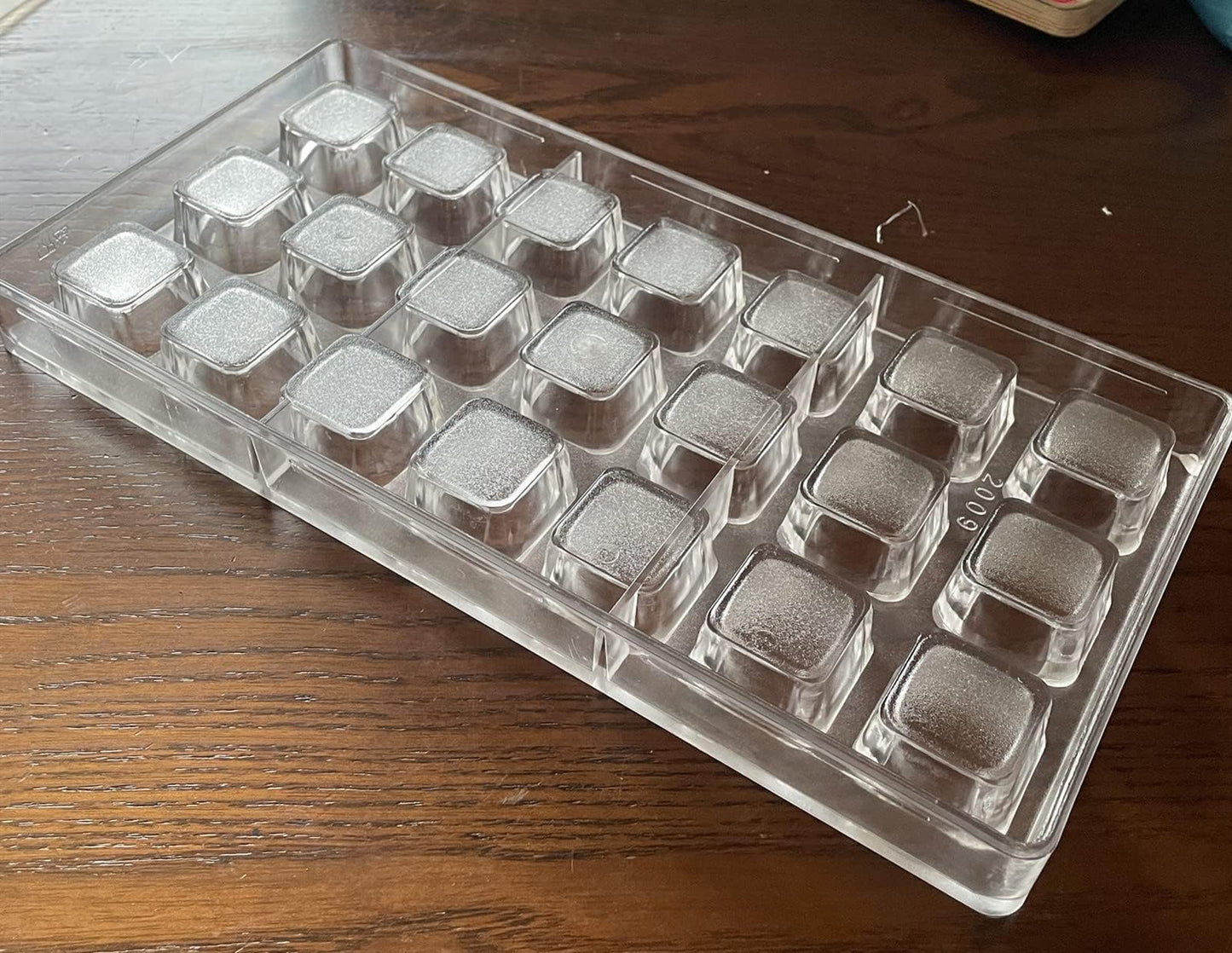 Square Shape Polycarbonate Chocolate Mold DIY Handmade Chocolate PC Mold Pastry Chocolate Tool
