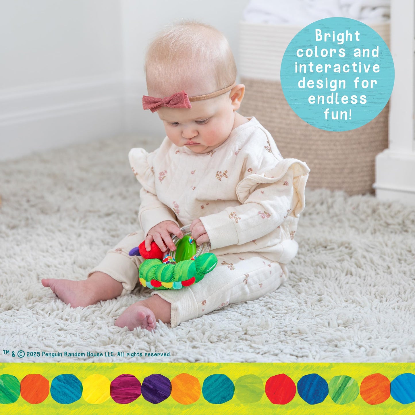 World of Eric Carle, The Very Hungry Caterpillar Ring Rattle