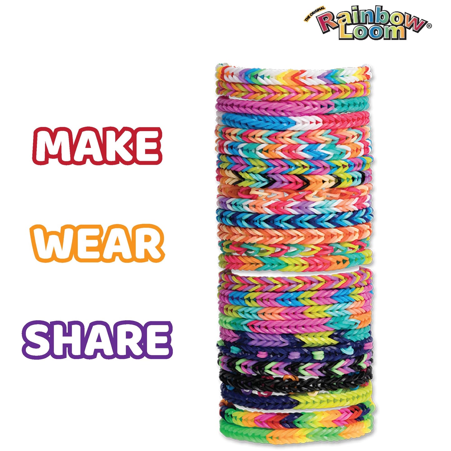 Rainbow Loom: 11,000 Neon Bands AutoLoom Refill Mega Pack + AutoLoom Tool, 22 Bright Colors – Ultimate DIY Bracelet & Jewelry Making Kit for Kids 7+