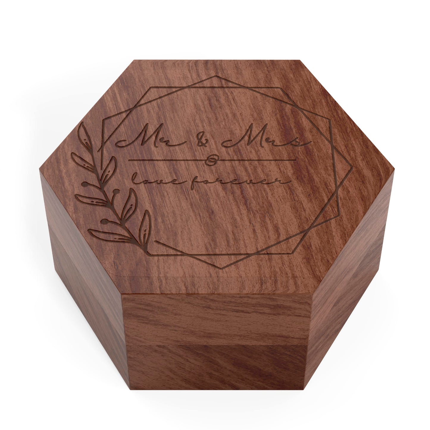 Rustic Wedding Ring Box for Wedding Ceremony Registry 2 Slots | Wooden Ring Holder for Ring Bearer Box & Ring Bearer Pillows | Engagement Ring Box for Proposal, Jewelry Box & Jewelry Organizer Gifts