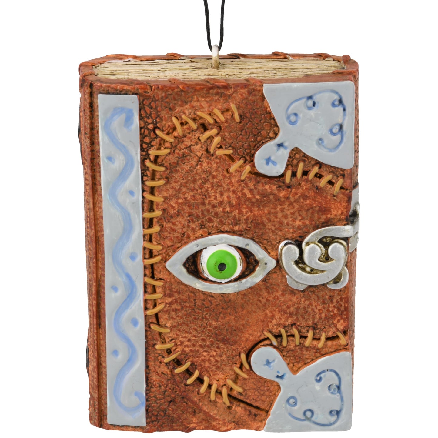 Tree Buddees Book of Spells Halloween Ornament – Witches Creepy Resin Witchcraft Book Decoration Witch Ornaments