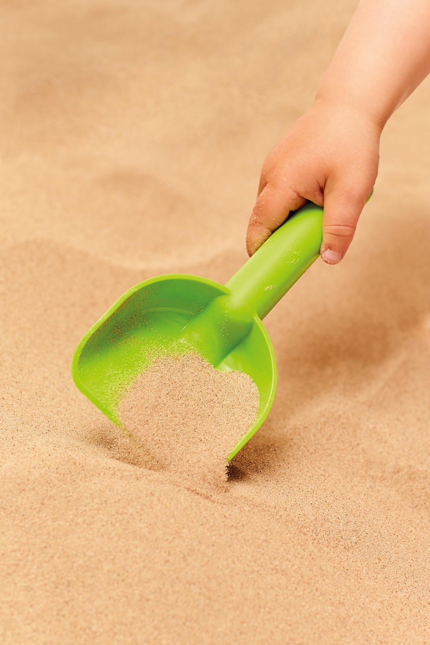 Hape Beach Basics Sand Toy Set Including Bucket Sifter, Rake, and Shovel Toys| Sand Toy Playset for Toddlers 18M+