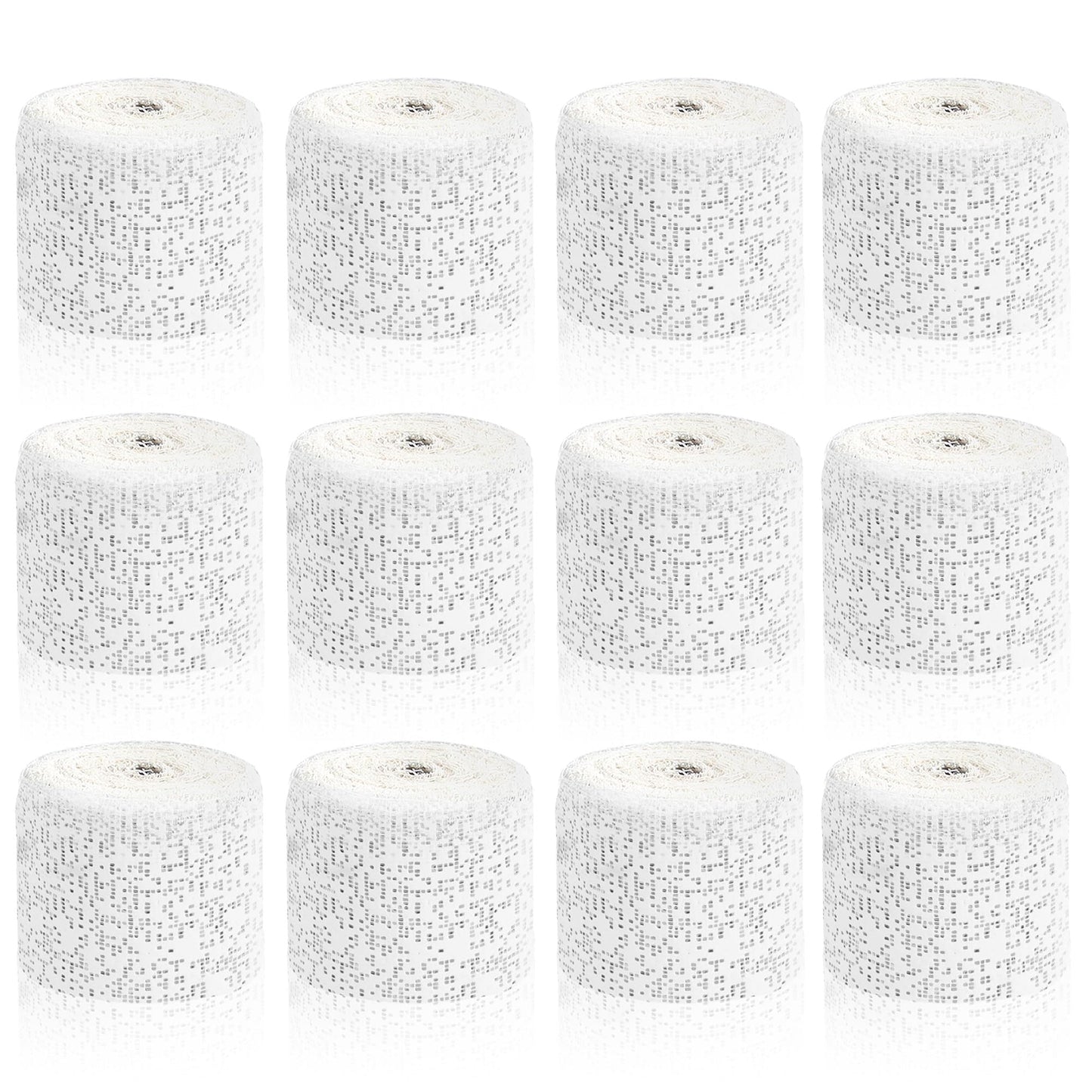 TCAIRG 12 Pack Plaster Cloth Rolls for Belly Casting, Sculptures, Masks – Art Gauze Bandage Strips for Craft Molds (2 in x 15 ft Each)