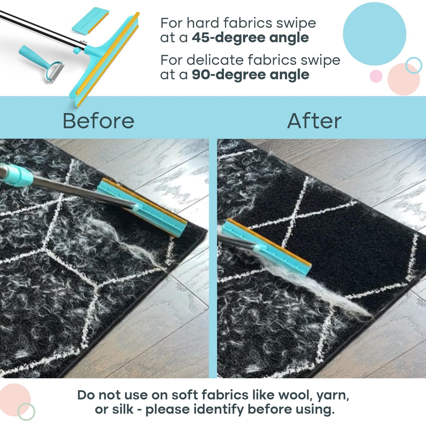 Uproot Clean Deshedder Xtra, Pro, & Deshedder Bundle - Pet Hair Removal Tool & Dog Brush for Shedding Bundle - Easy Cat & Dog Hair Remover & Carpet Rake Set with Special Dog Grooming Brush!