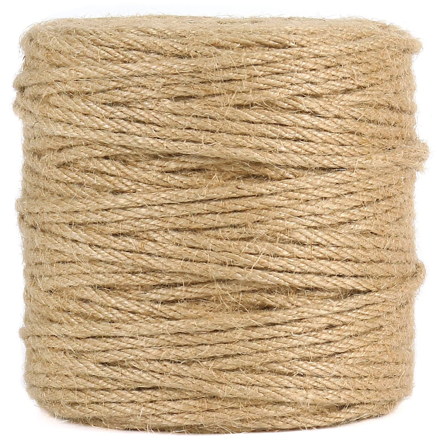 Vivifying 4mm Jute Twine, 328 Feet 4 Ply Natural Strong Brown Jute Rope for Garden Plants, Crafts, Hanging and Decoration