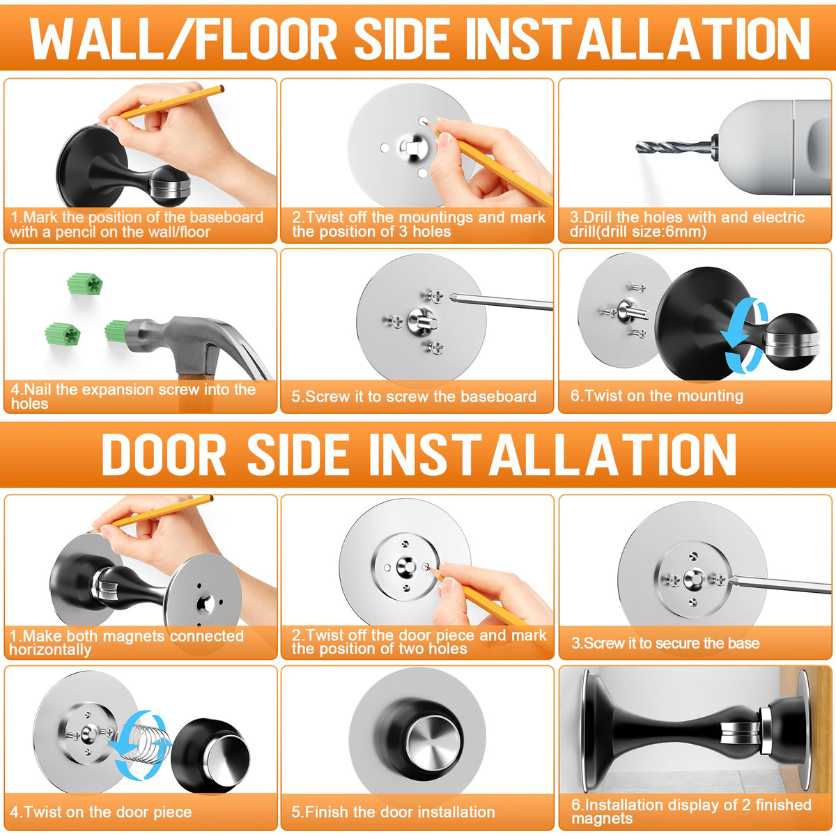 Magnetic Door Stoppers