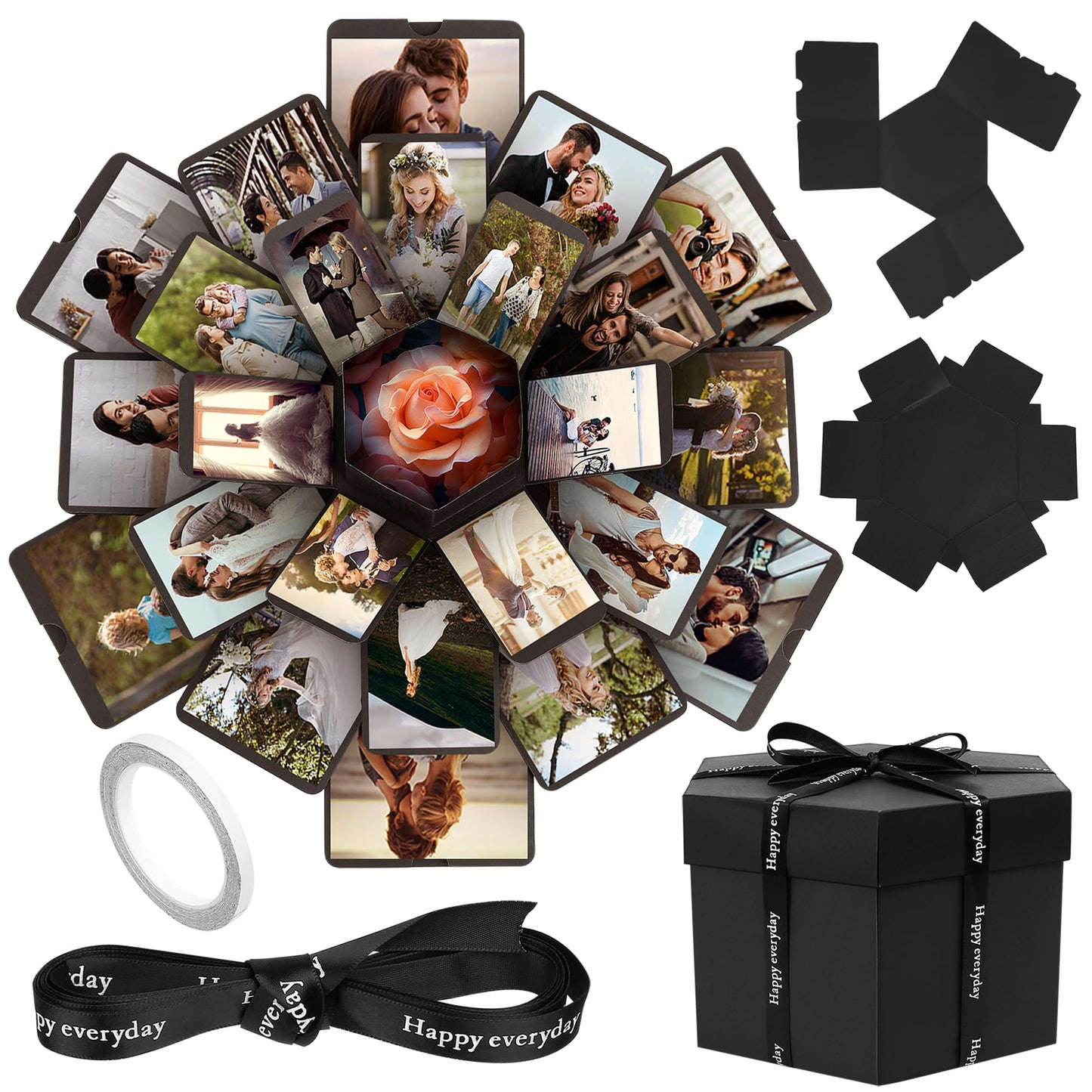 Explosion gift box Cajas grandes para regalos sorpresa Suitable for marriage proposal, Valentine's Day or birthday gifts