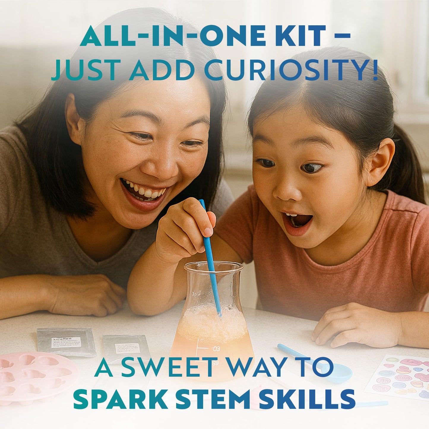 Playz Edible Candy Making Science Kit for Kids Ages 8-12 Years Old - Food Science Chemistry Kid Science Kit with 40 Experiments to Make Your Own Chocolates, Educational Science Kits for Boy & Girls