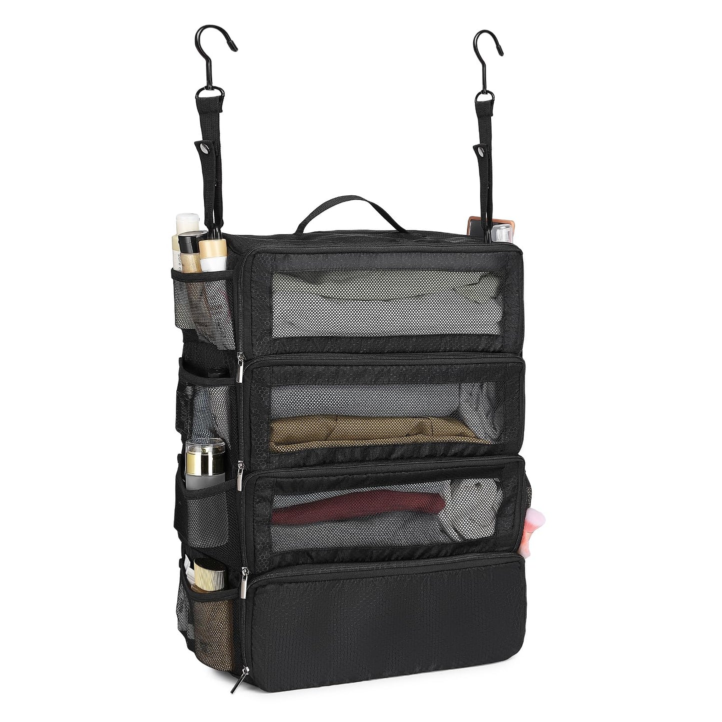 Aucovely Suitcase Organizer Travel Bags Organizer for Luggage Compression Hanging Packing Cubes for Travel Carry on Closet (Bag Only)