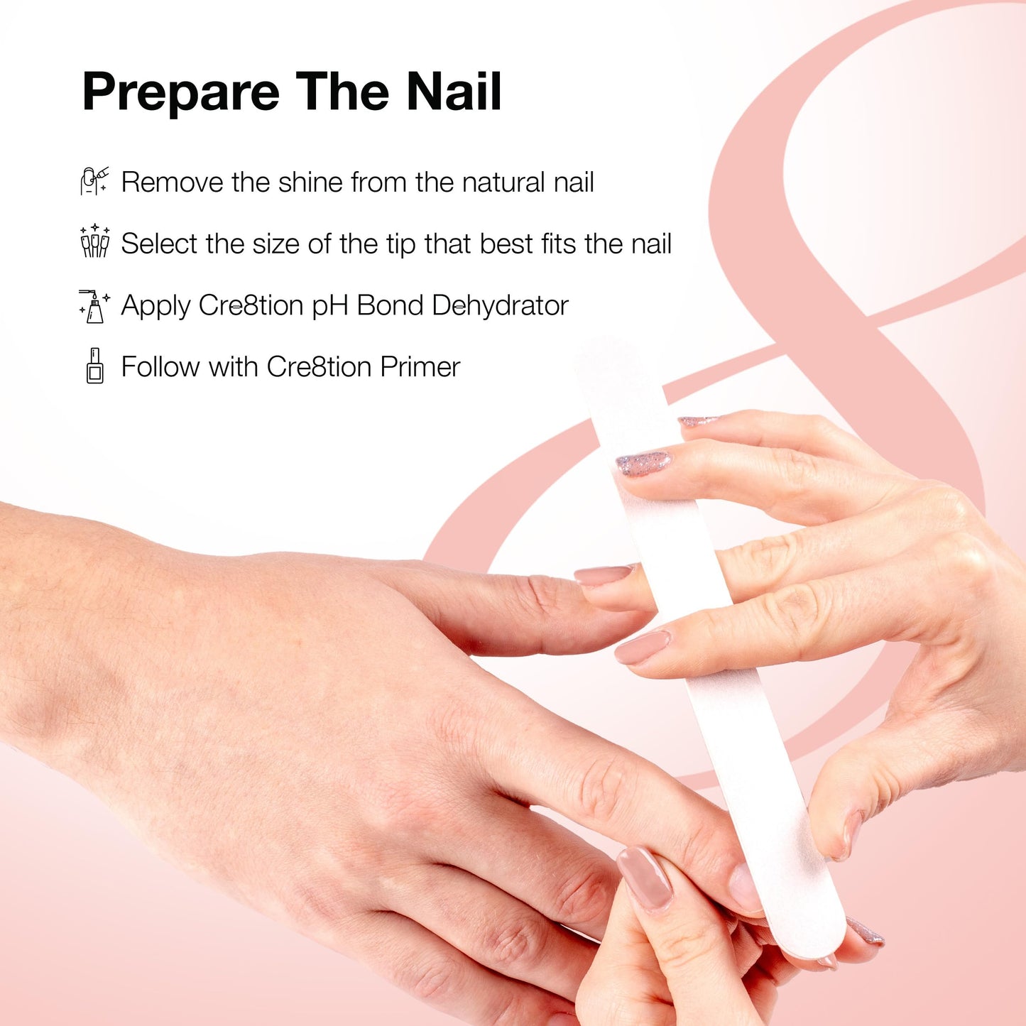 Cre8tion Soft Gel Nail Tips, Long Square Shape, 602 Tips in 14 Sizes (00-9) for Professional Nail Extensions