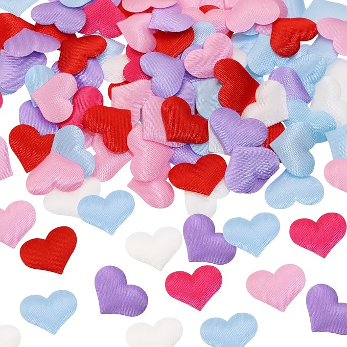ONLYKXY 200pcs Sponge Decor Flower Heart Shape Petal Glitter Confetti for Wedding Party Valentine's Day