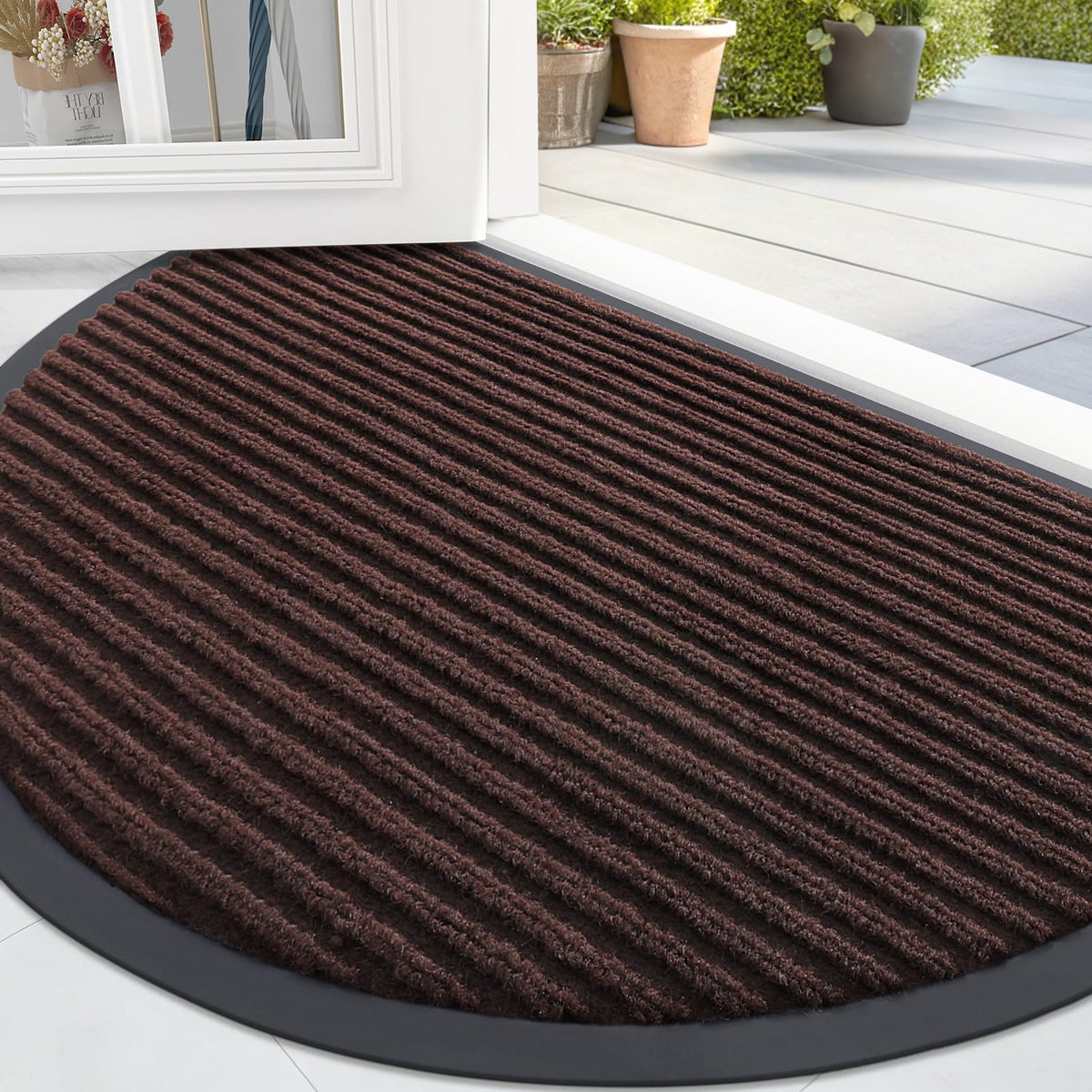 Half Circle Front Door Mat 35x30