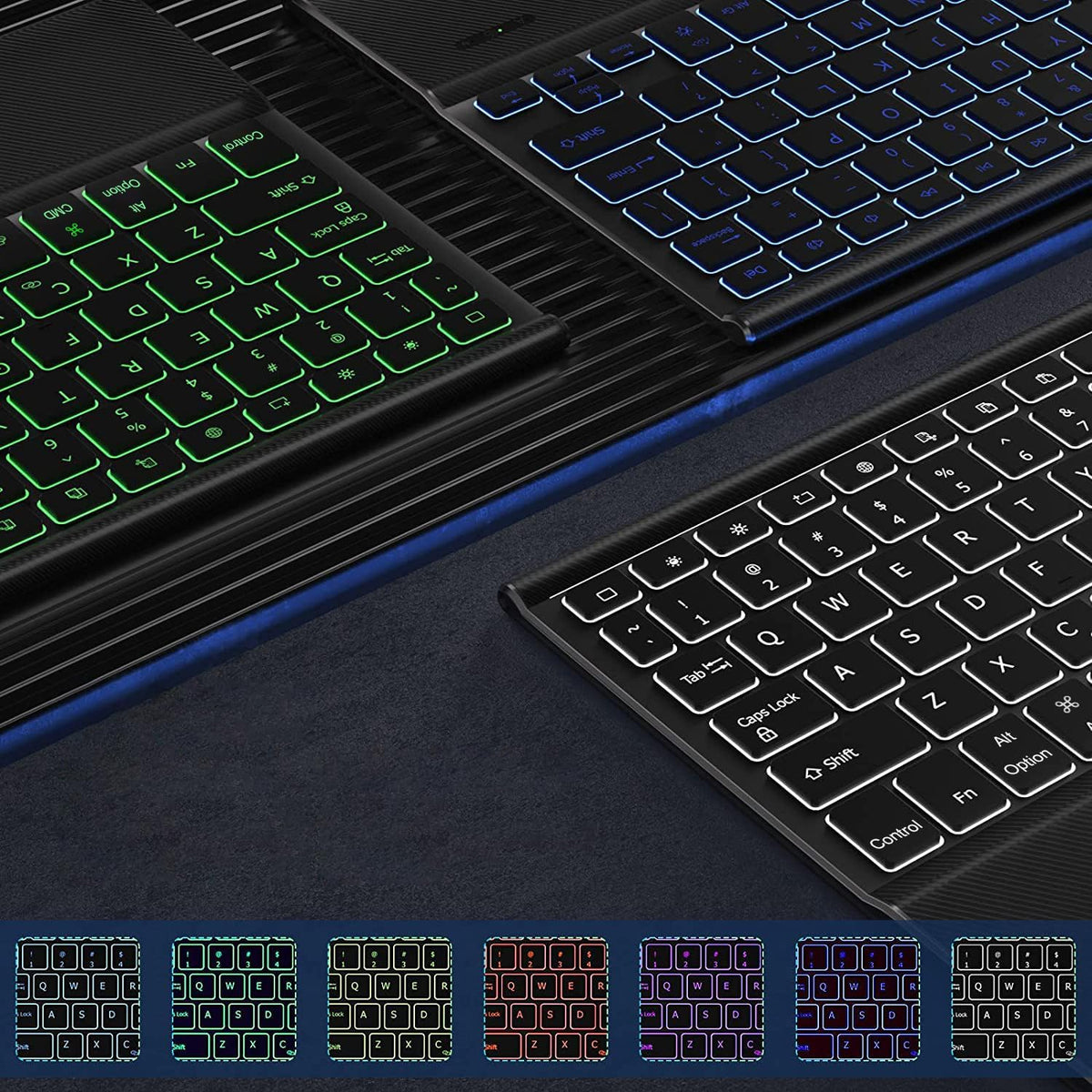Sahara - Navigate Series Keyboard Case with Track Pad for iPad Air 11" (M2 2024/M3 2025), Black, (TB00425)