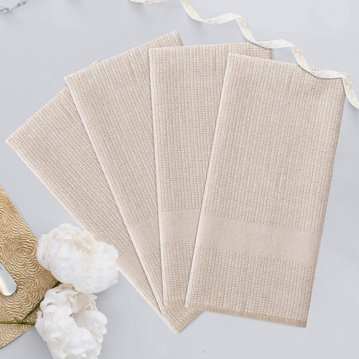 380 GSM Cotton Premium Kitchen Towels 12 Pack (12 Count)