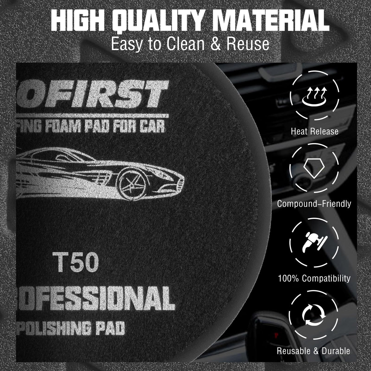 6 Inch Buffing Polishing Pads (3 Count)