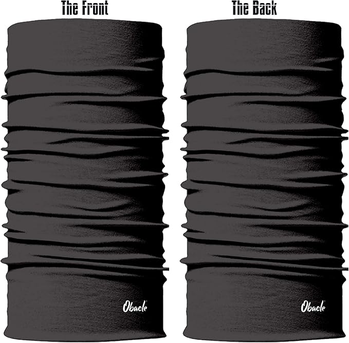 Obacle Neck Gaiter Face Mask Bandana for Dust Wind Sun Protection for Men Women