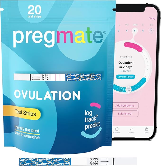 Pregmate 20 Ovulation Test Strips Predictor Kit (20 Count)
