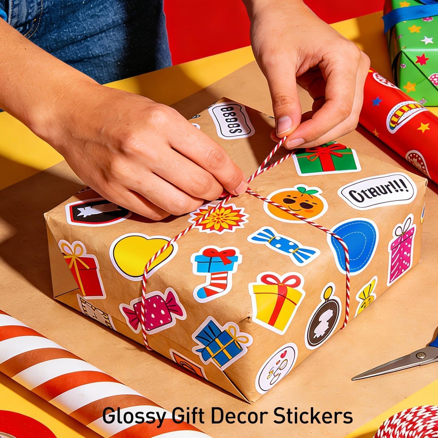 Weliu Glossy Sticker Paper for Inkjet & Laser Printer – 110 Sheets Bulk Pack, Waterproof Self-Adhesive Printable Vinyl Compatible with Cricut, Ideal for Business Labels & DIY Crafts (8.5"x11")