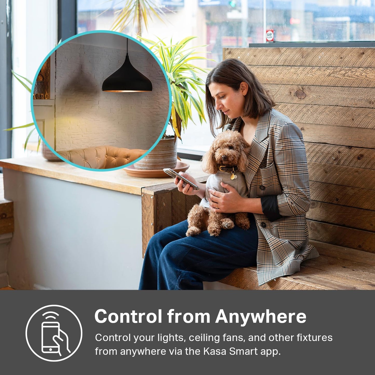 Kasa Matter Smart Dimmer Switch: Voice Control w/Siri, Alexa & Google Assistant | UL Certified | Timer & Schedule | Easy Guided Install | Neutral Wire Required | Single Pole | 2.4GHz Wi-Fi | KS225