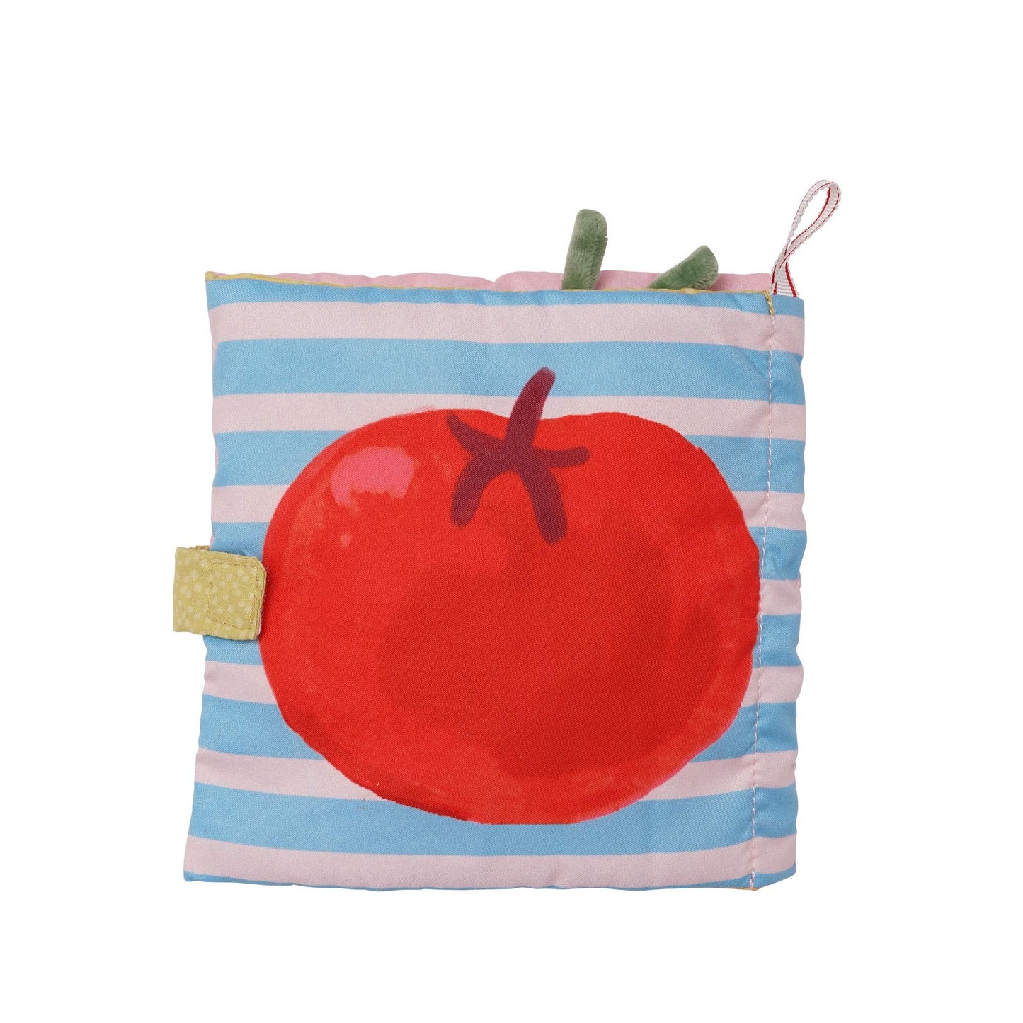 Manhattan Toy Mini-Apple Farm Soft Activity Crinkle Book for Baby & Toddler with Discovery Mirror and Textured Teether