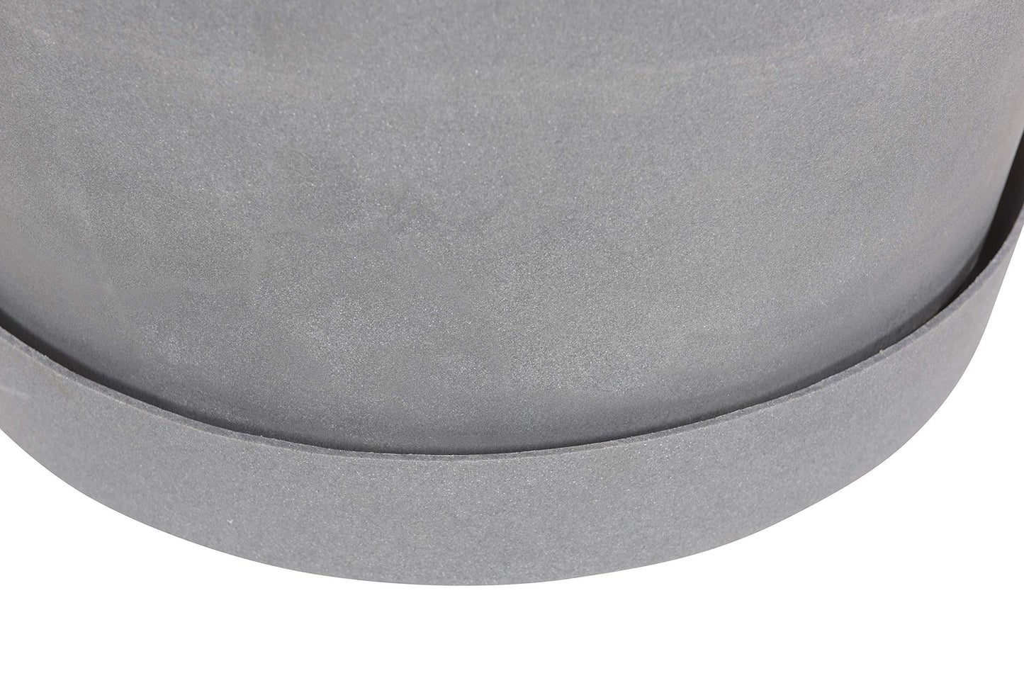 Vestil OG-IP-65-GGY Plastic Industrial Planter 36-1/4 in. x 36-1/4 in. x 29-5/8 in. 65 Gallon 800 Lb. Capacity Granite Gray