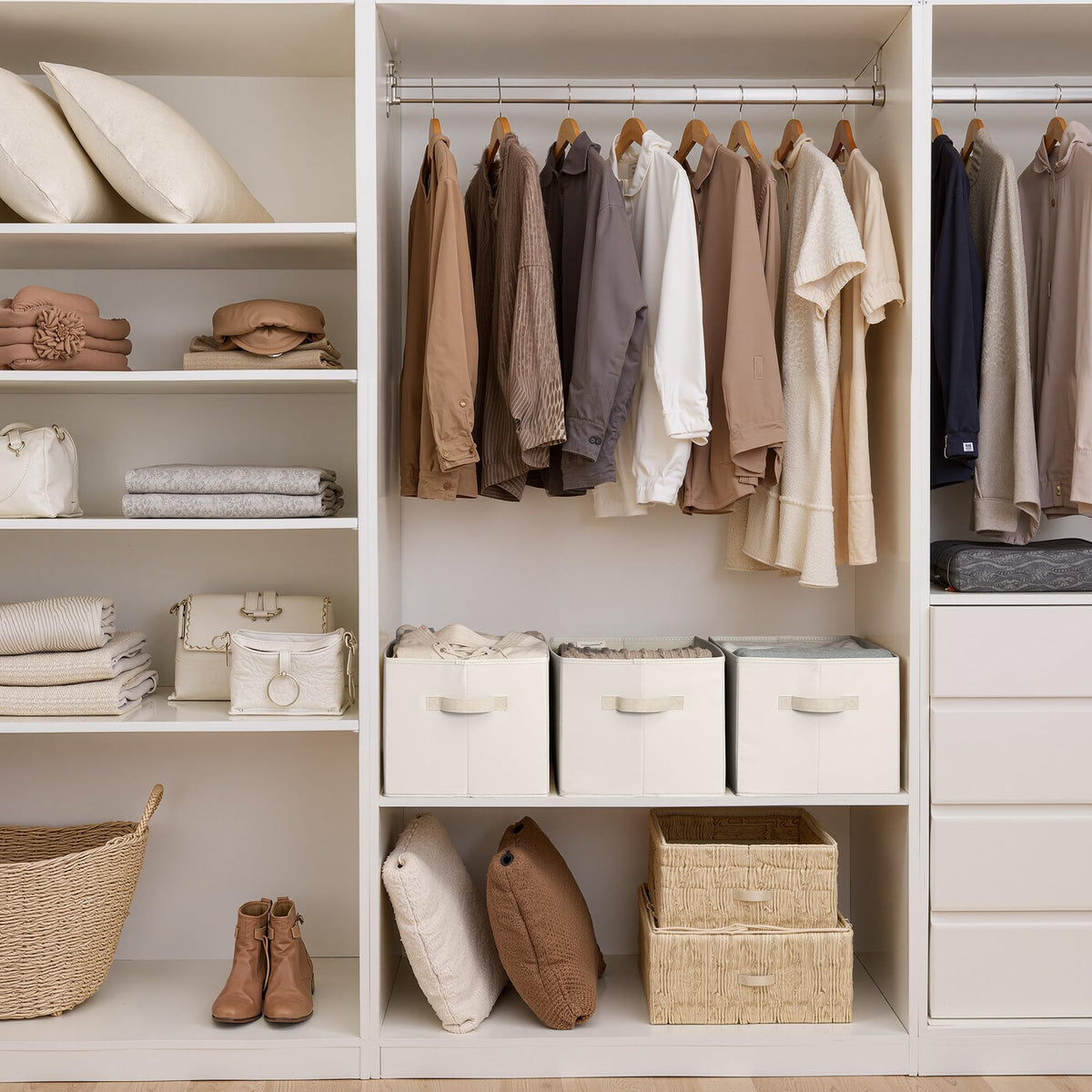 Closet Storage Bins (3 Count)