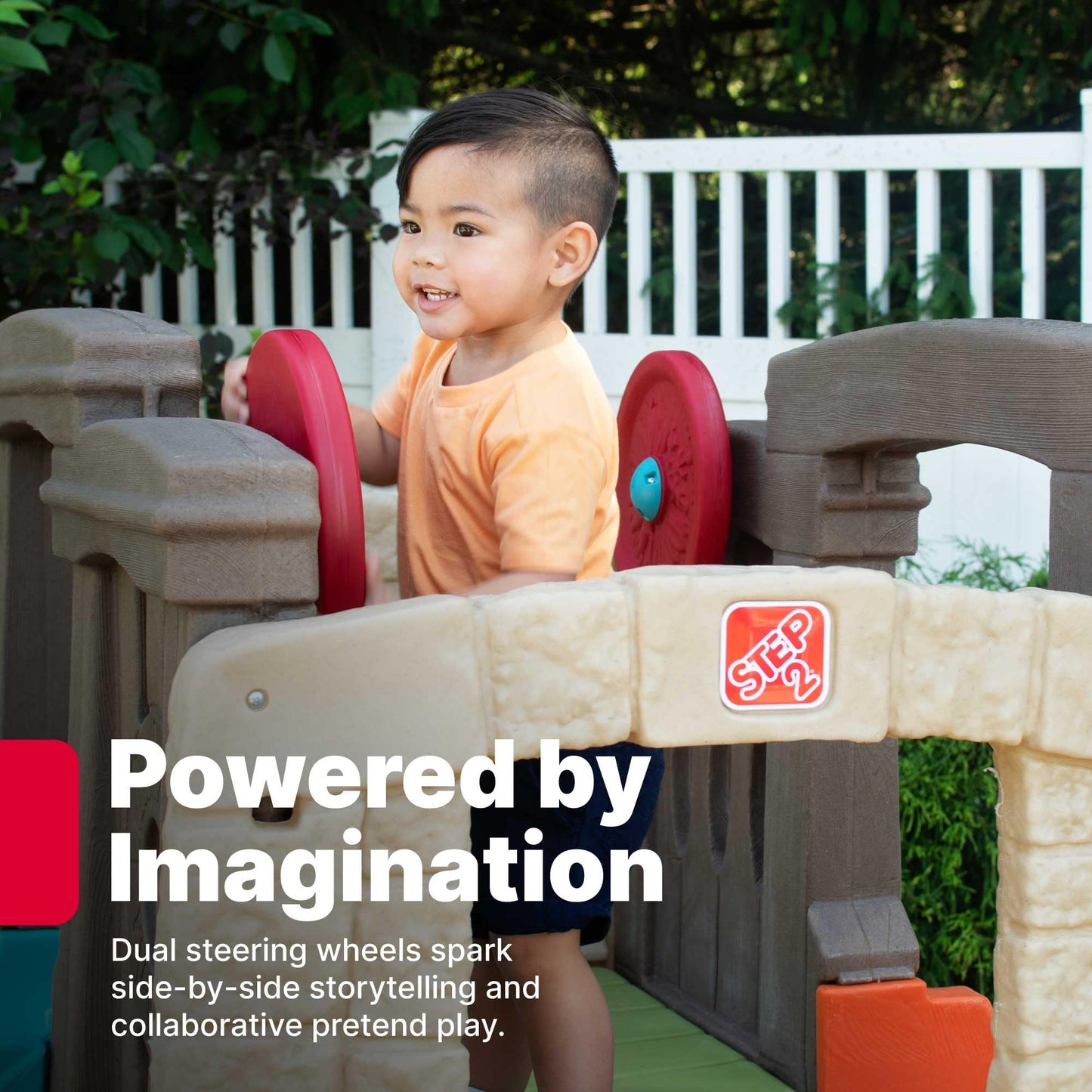 Step2 Woodland Climber II Kids Playset, Ages 2 –6 Years Old, Toddler Slide and Climbing Wall, Outdoor Playground for Backyard, Sturdy Plastic Frame, Easy Set Up