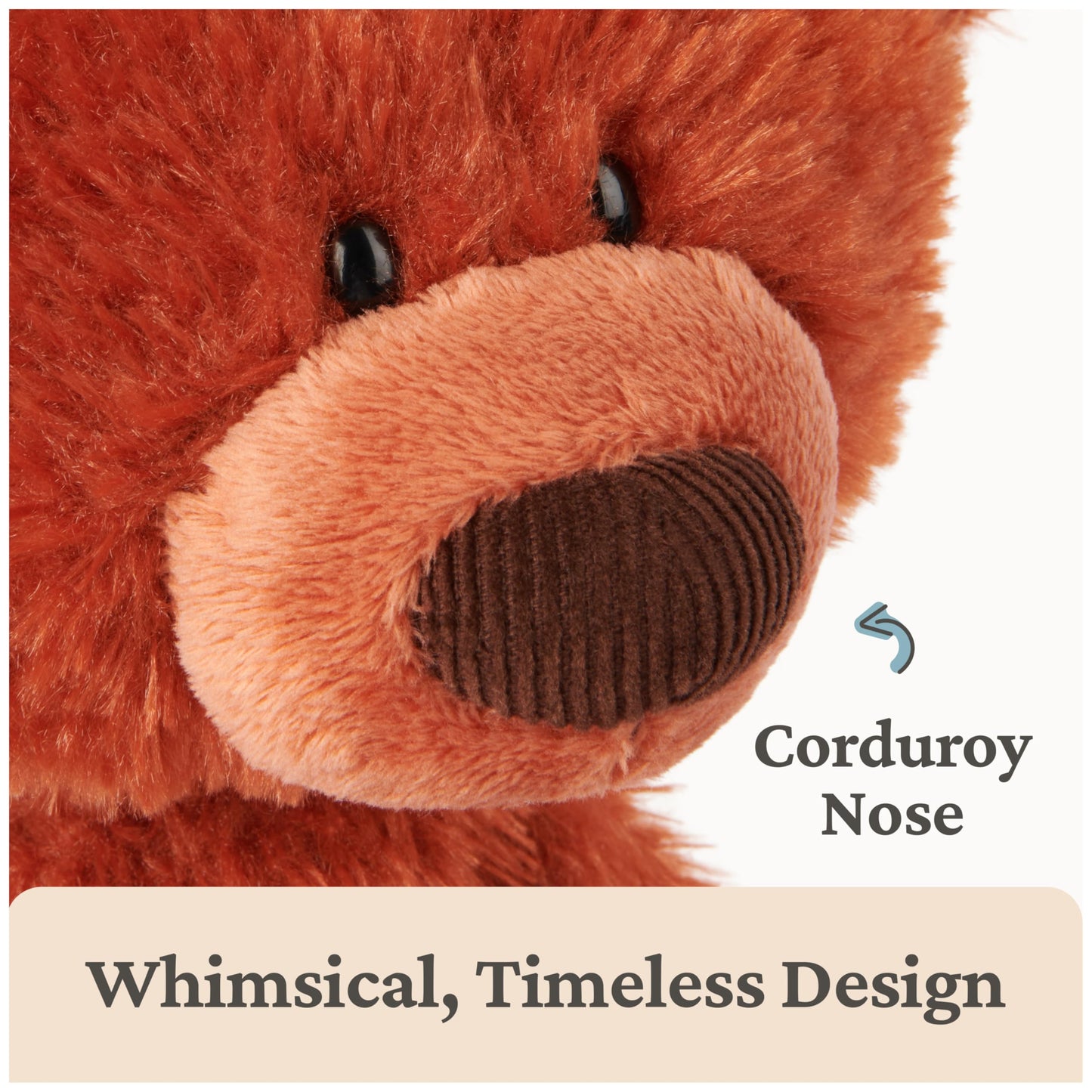 GUND Toothpick Pumpkin Pie, Teddy Bear Stuffed Animal for Ages 0 and Up, Pumpkin Orange, 15”