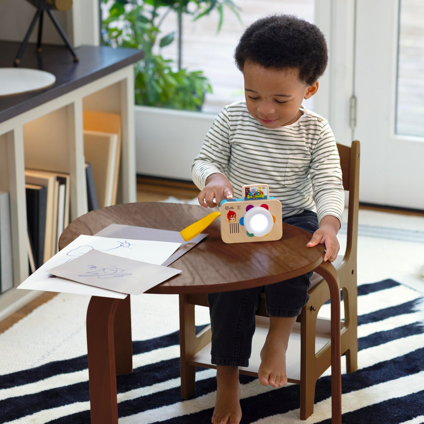 Baby Einstein + Hape Learning Lens Toy Camera for Pretend Play, Ages 6 Months and Up