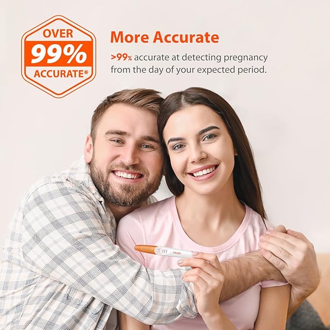 iHealth Early Detection Pregnancy Test, 3-Pack 99% Accurate Home HCG Test Kit, Results 6 Days Sooner with High-Sensitivity 10mIU/mL, Easy Dip & Read Clear Results