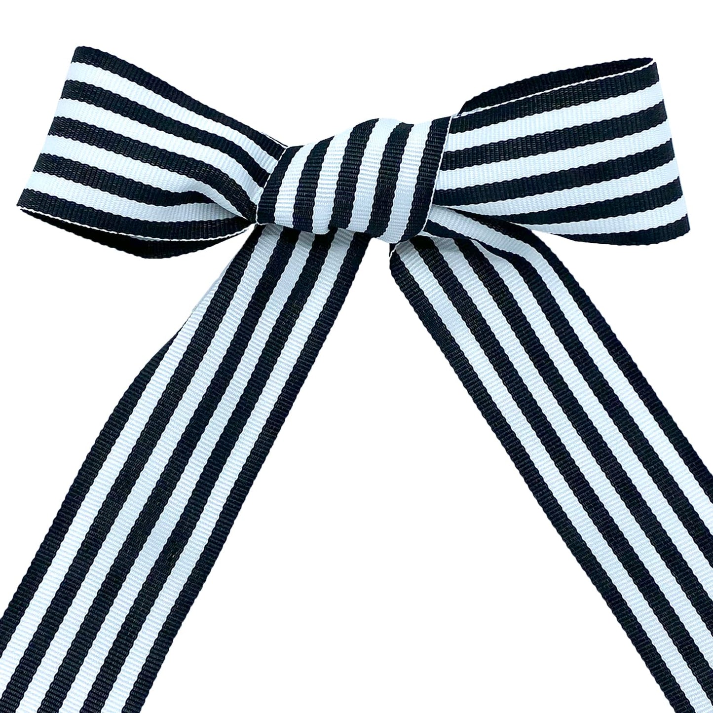 Morex Ribbon Striped Polyester Grosgrain Ribbon, Party Decorations, Gift Wrapping, Fun Patterns, 1-1/2" by 20 yd., Black